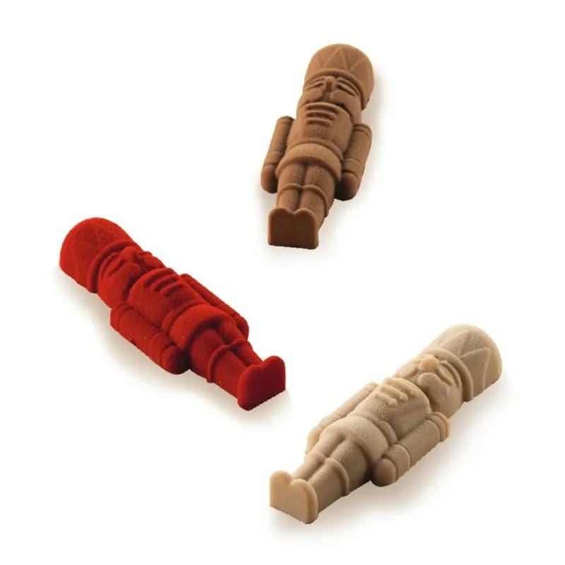 Silikomart Professional Choco Nutcracker Chocolate Mold - 26 mm x 84 mm x h 14 mm - 13.5 ml Silikomart Professional Choco Nutcracker Chocolate Mold - 26 mm x 84 mm x h 14 mm - 13.5 ml