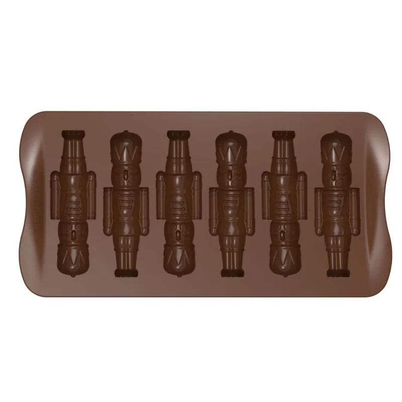 Silikomart Professional Choco Nutcracker Chocolate Mold - 26 mm x 84 mm x h 14 mm - 13.5 ml Silikomart Professional Choco Nutcracker Chocolate Mold - 26 mm x 84 mm x h 14 mm - 13.5 ml