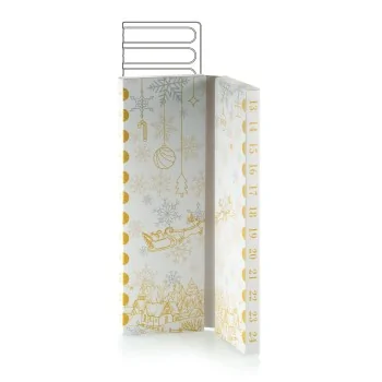 Silikomart Professional Tritan Polycarbonate Christmas Countdown Chocolate Mold Set - 82 mm x 12 mm x h 10 mm - 9 ml