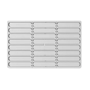 Silikomart Professional Tritan Polycarbonate Christmas Countdown Chocolate Mold Set - 82 mm x 12 mm x h 10 mm - 9 ml