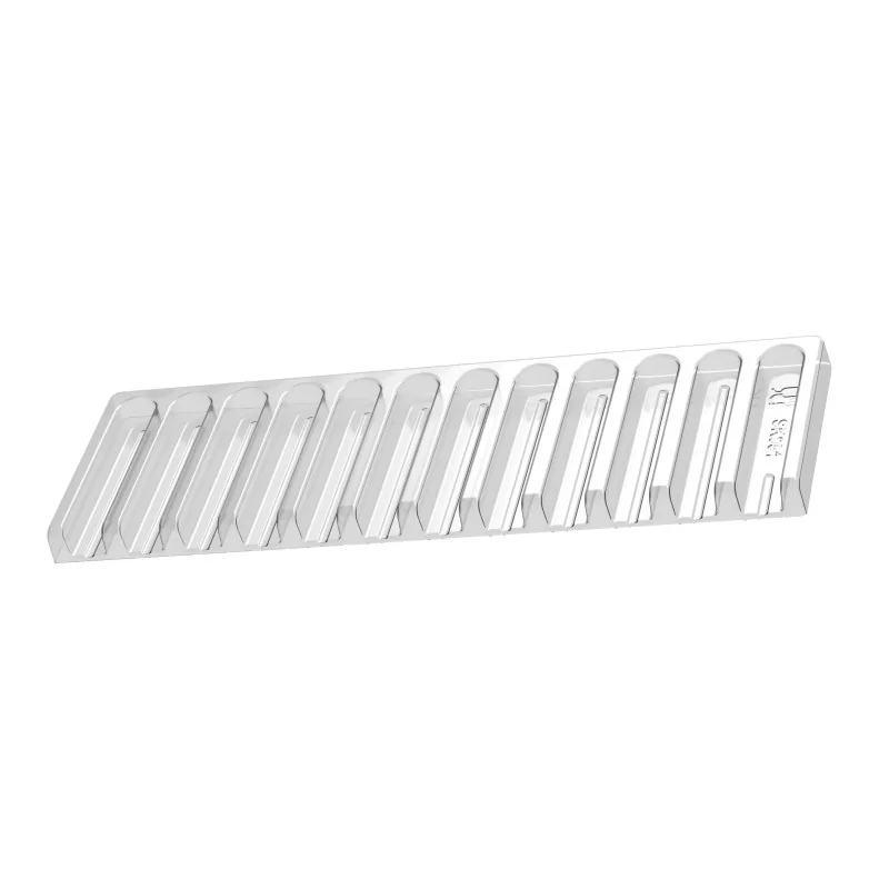 Silikomart Professional Tritan Polycarbonate Christmas Countdown Chocolate Mold Set - 82 mm x 12 mm x h 10 mm - 9 ml Silikomart Professional Tritan Polycarbonate Christmas Countdown Chocolate Mold Set - 82 mm x 12 mm x h 10 mm - 9 ml