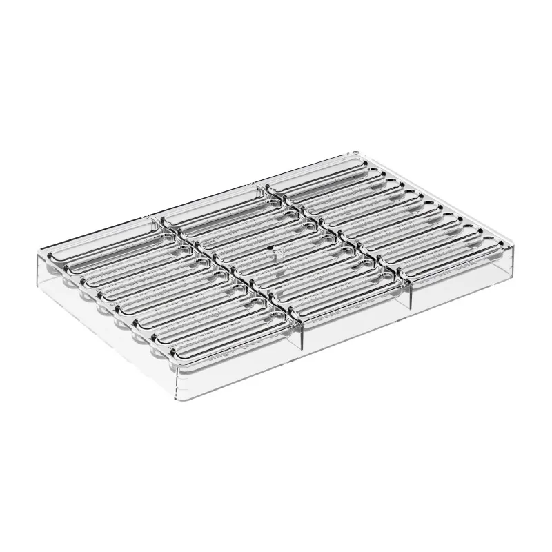 Silikomart Professional Tritan Polycarbonate Christmas Countdown Chocolate Mold Set - 82 mm x 12 mm x h 10 mm - 9 ml Silikomart Professional Tritan Polycarbonate Christmas Countdown Chocolate Mold Set - 82 mm x 12 mm x h 10 mm - 9 ml