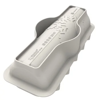 Silikomart Professional Snowfall Buche Pastry Log Mold - 81 mm x 250 mm x 58 mm - 1150 ml