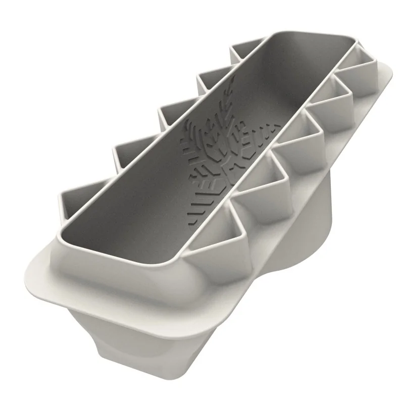 Silikomart Professional Snowfall Buche Pastry Log Mold - 81 mm x 250 mm x 58 mm - 1150 ml Silikomart Professional Snowfall Buche Pastry Log Mold - 81 mm x 250 mm x 58 mm - 1150 ml