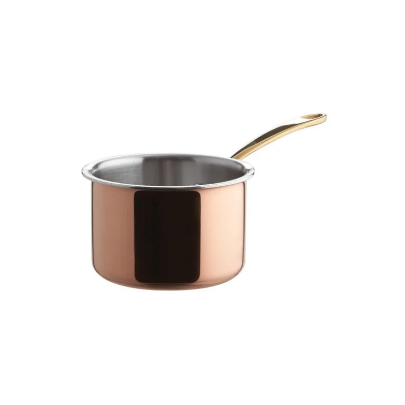 Paderno Mini Sauce Pan Copper - 32 oz - D: 4 3/4" H: 3 1/8"