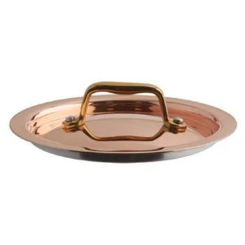 Paderno Mini Cover Copper - D: 4" H: 1 1/8"