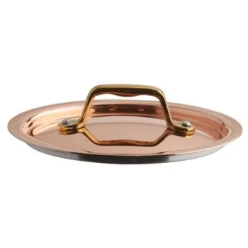 Paderno Mini Cover Copper - D: 4 3/4" H: 1 1/4"
