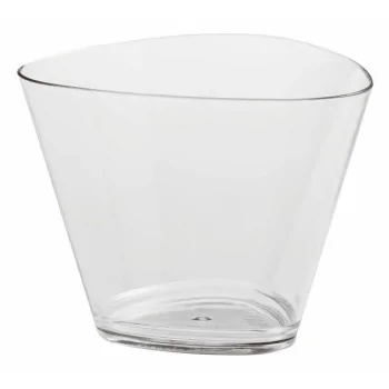 Disposable Triangular Glasses 100 pcs - 4 oz - 3⅜” x 3⅜” x 2½”