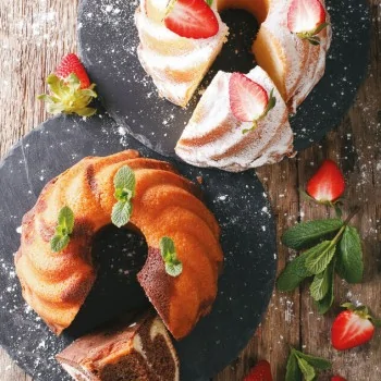 Slate Tray Round - D: 8 5/8"