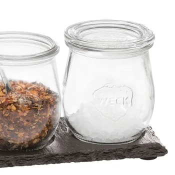 Slate with Two 2 3/8 in Wells - 5 7/8" x 3 1/8"