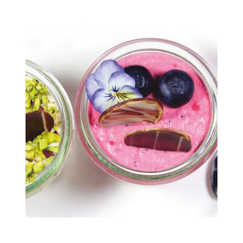 Mini Jar with Lid 12 pcs - 5 1/2 oz - D: 2 3/8" H: 3 1/8"