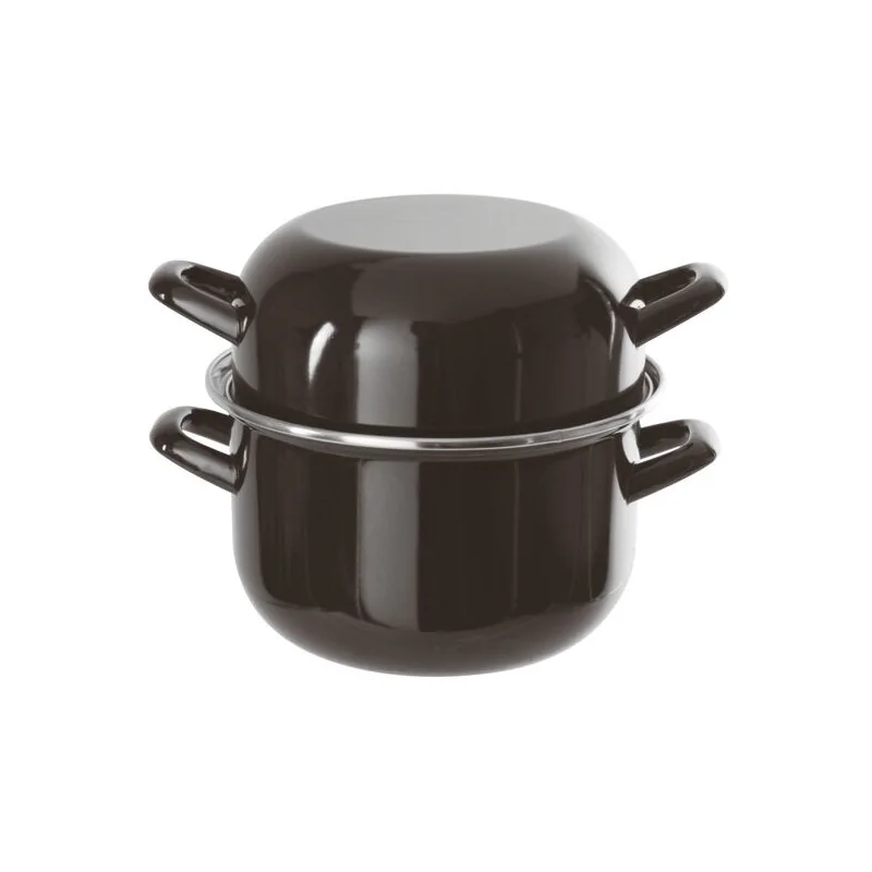 Mussel Pot - D: 7 1/8" H: 4 3/4"