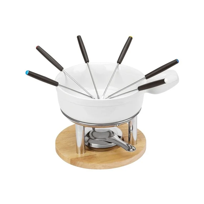 Cheese Fondue - D: 8 5/8" H: 6 7/8"