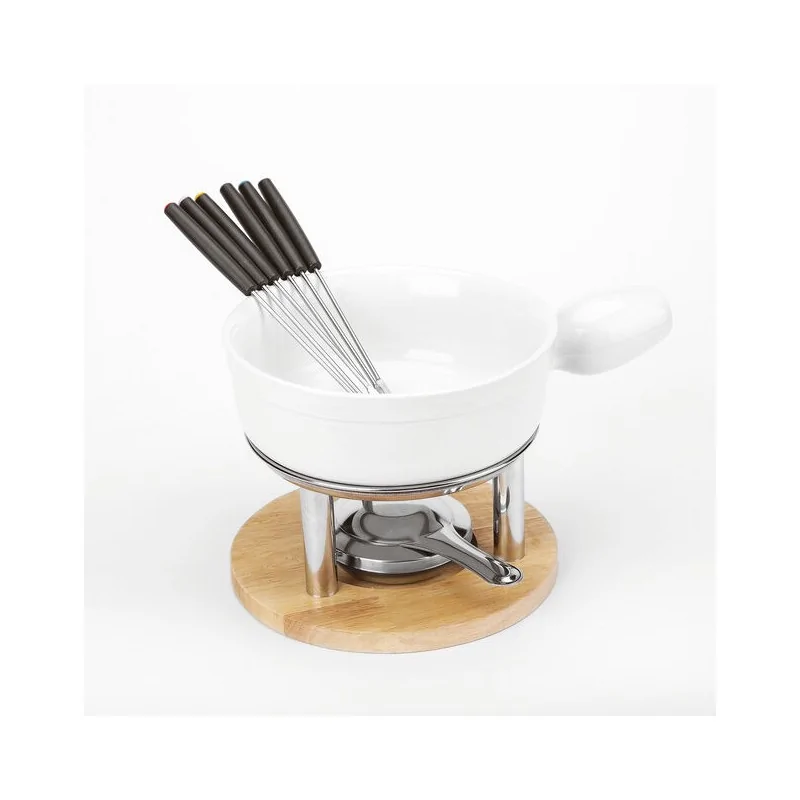 Cheese Fondue - D: 8 5/8" H: 6 7/8"