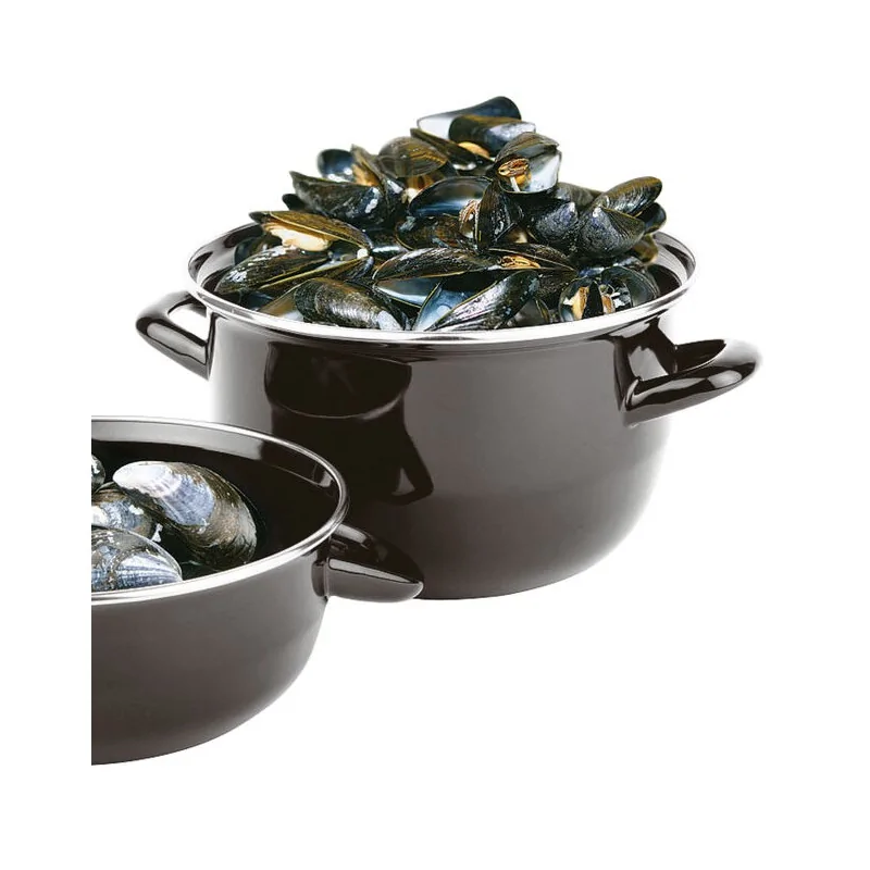 Mussel Pot - D: 9 1/2" H: 5 3/8"