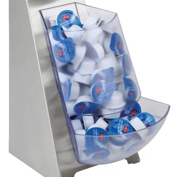 Condiment Tower B in s Three-Compartments - 7 1/2" x 9 1/2" x 16 1/8"