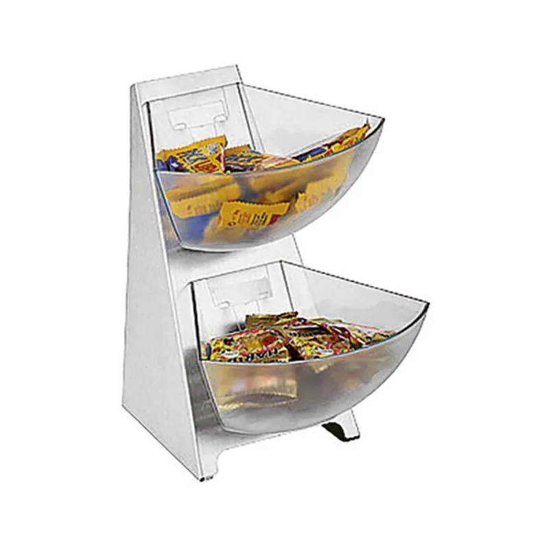 Condiment Tower B in s Two-Compartments - 7 1/2" x 9 1/2" x 11"