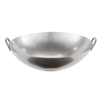 Chinese Wok Dual Handled - D: 24” H: 7⅜”
