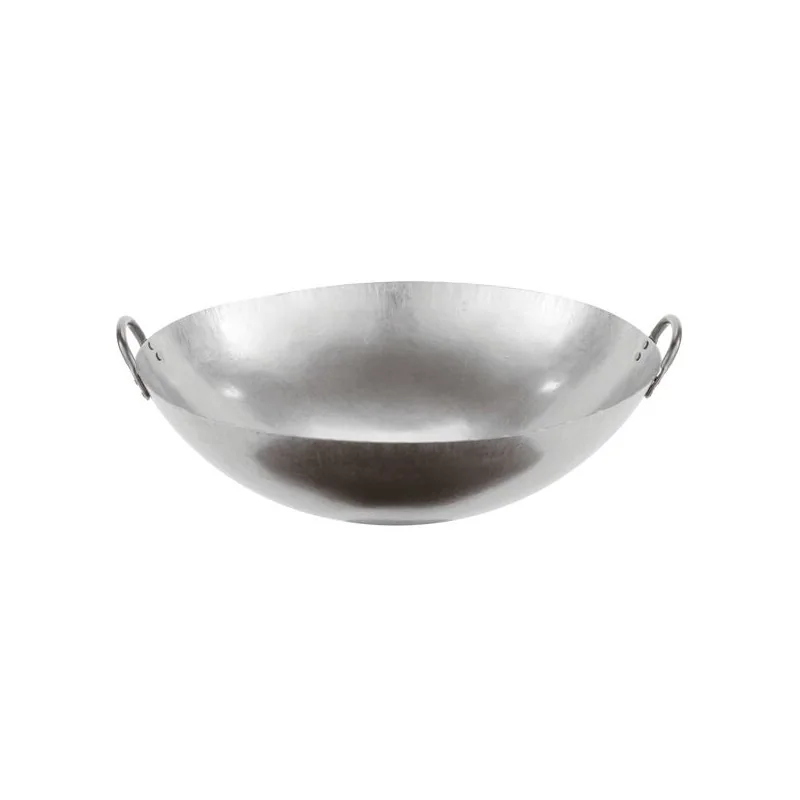 Chinese Wok Dual Handled - D: 24” H: 7⅜”