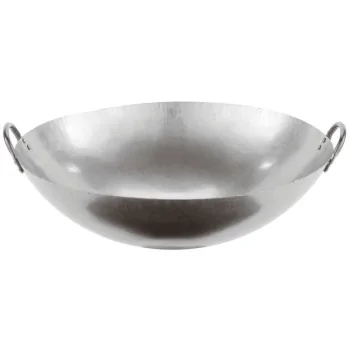 Chinese Wok Dual Handled - D: 28” H: 8⅝”