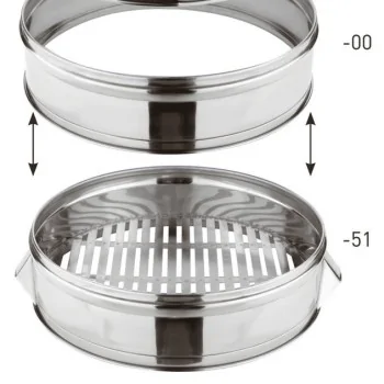 Steamer Body - D: 20” H: 5½”