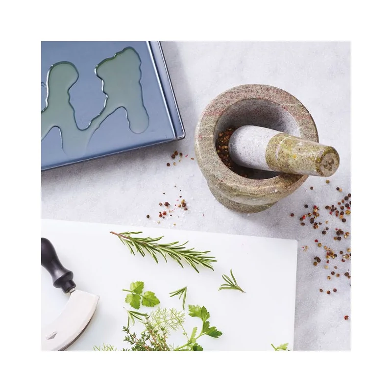 Mortar & Pestle Set - D: 5” H: 4⅜”