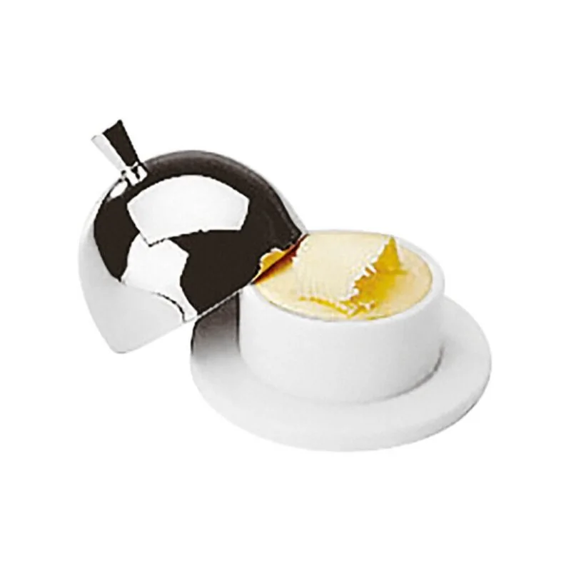 Butter Cup with Cover - D: 3 1/2" H: 2 3/4"