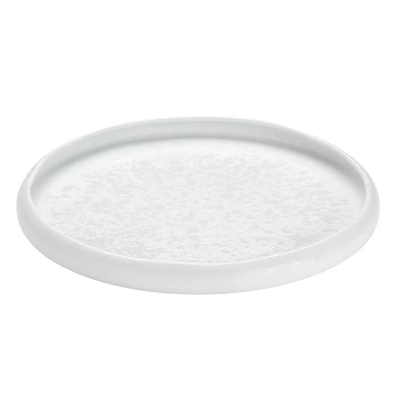 Handcrafted Fine Porcelain Gourmet Low Bowl With Internal Rim 29 cm - Height 1.7 cm - Set of 4 Handcrafted Fine Porcelain Gourmet Low Bowl With Internal Rim 29 cm - Height 1.7 cm - Set of 4