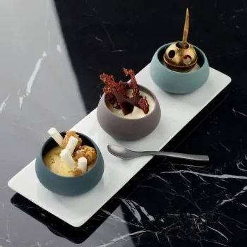 Degrenne 207133 Degrenne Api Rectangular Plate / Saucer - 27 x 9 cm...