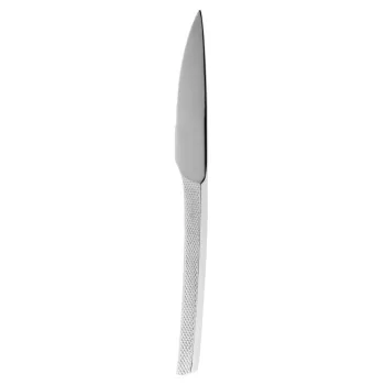 Degrenne Guest Star Stainless Steel Solid Handle Steak Knife - Serrated 232 mm - 9 ''1/8 - Pack of 12