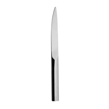 Degrenne L'E Starck Stainless Steel Dessert Knife Solid Handle Round Blade 209 mm - 8''1/4 - Pack of 12