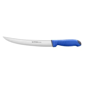 FISCHER SANDVIK Butcher Knife With Hollow Edge 25 cm - Blue Handle