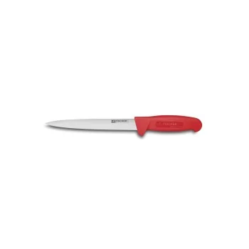 FISCHER PROFINOX Skinning Knife 20 cm - Red Handle