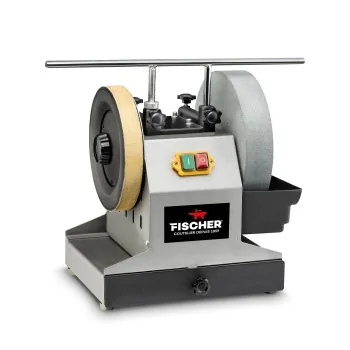 FISCHER Water Grindstone Sharpener With Leather Honing Wheel