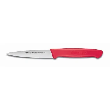 FISCHER CREATIVE CHEF Paring Knife 10 cm - Black Handle