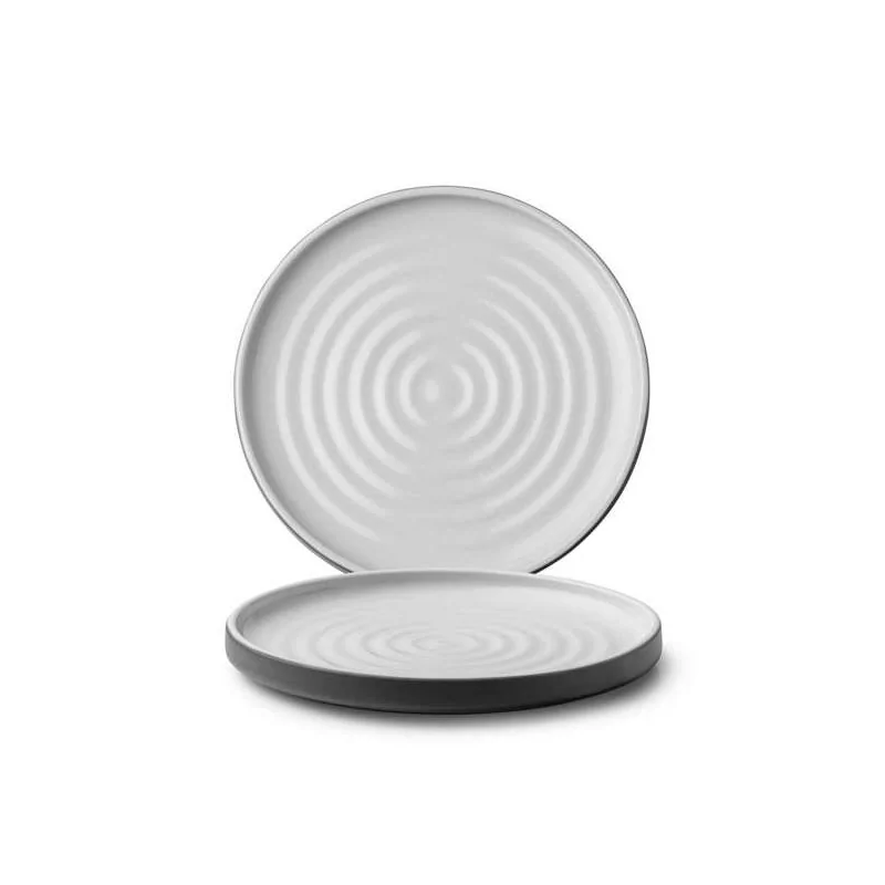 Chef & Sommelier Geode Charcoal Plate (D:10.75'') - Set of 12 Chef & Sommelier Geode Charcoal Plate (D:10.75'') - Set of 12