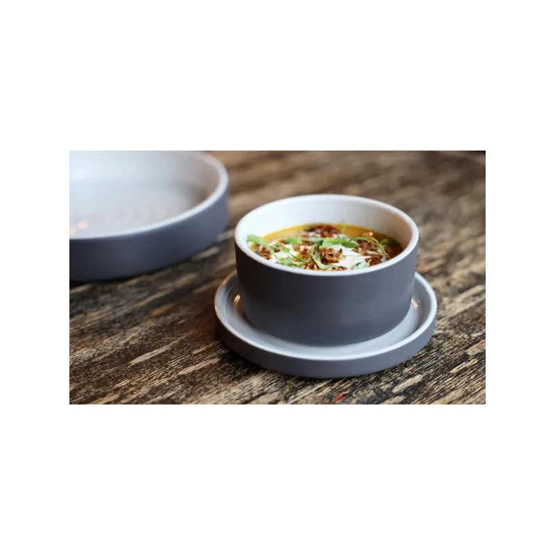 Chef & Sommelier Geode Charcoal Bowl (D:4.75'') - Set of 24 Chef & Sommelier Geode Charcoal Bowl (D:4.75'') - Set of 24