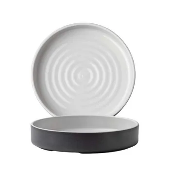 Chef & Sommelier Geode Charcoal Bowl 32.0 Oz (D:8.5'') - Set of 12
