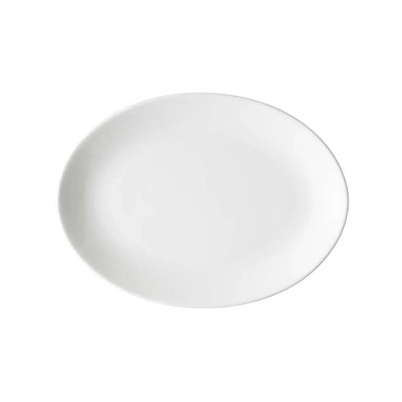 Chef & Sommelier Infinity Coupe Oval Platter (L:10.75'' X W:8.0'') - Set of 12