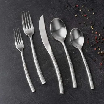 Chef & Sommelier Black Oak Satin American Teaspoon - Set of 36