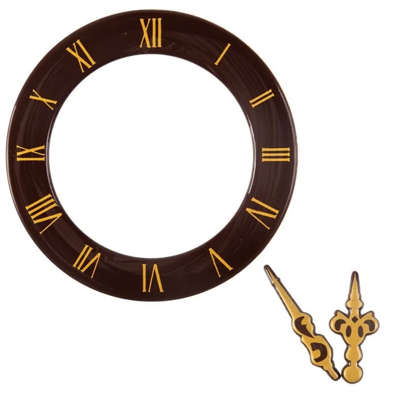 Belgian Chocolate Decoration - Clock Face Decoration - Dark - 10 pcs Belgian Chocolate Decoration - Clock Face Decoration - Dark - 10 pcs