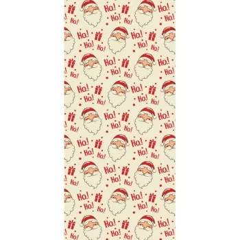 Ho Ho Ho Santa Claus Christmas Chocolate Transfer Sheets - 300 mm x 400 mm - 10 sheets