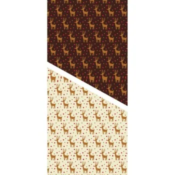 Christmas Reindeer Chocolate Transfer Sheets - 300 mm x 400 mm - 10 sheets