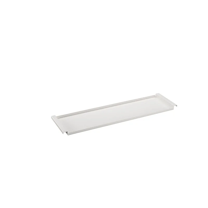 Elegant Pantry Tray/Backwall - Steel - Matt White - 72.1 x 20.4 x 2.5 cm - Pack of 2