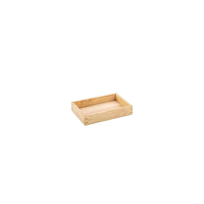 Elegant Ash Wood Box - The Pantry L - 29.8 x 29.8 x 8.7 cm