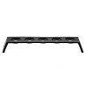 Elegant Bridge Module - Matt Black Melamine - 41.5 x 7.7 x 6 cm - 2-Piece Set
