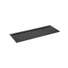 Elegant Base Tray Module - Matt Black Melamine - 72.5 x 28 x 1.8 cm (2-Piece Set)