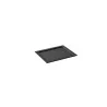 Elegant Melamine Tray - Matt Black - 17.6 x 32.5 x 1.8 cm - 2-Piece Set