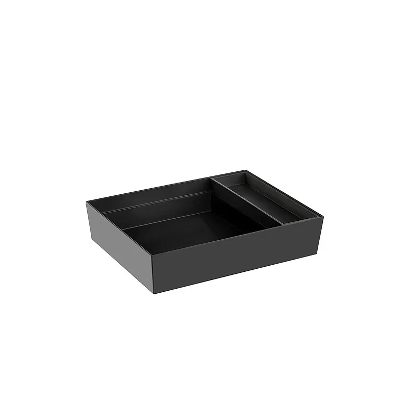 Elegant Bento Box - Matt Black Melamine - 39 x 30.5 x 8.5 cm