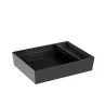 Elegant Bento Box - Matt Black Melamine - 39 x 30.5 x 8.5 cm